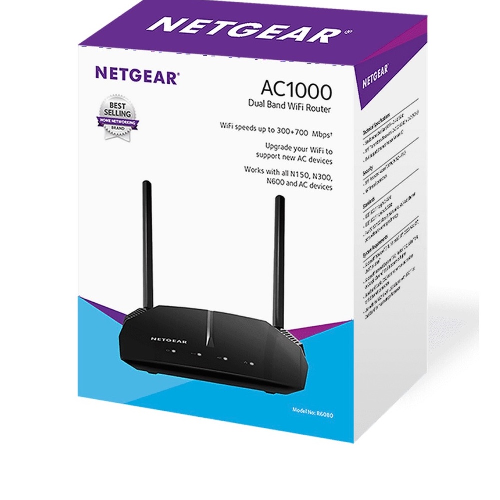 NETGEAR - AC1000 WiFi Router, Wifi speeds upto 1000Mbps